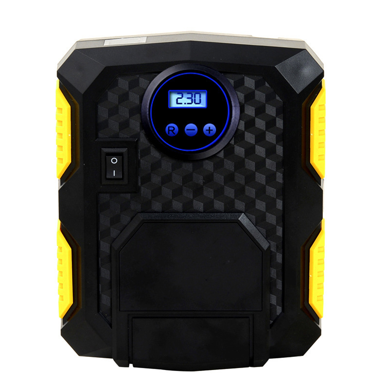 Vehicle Air Pump Car with Light Tire Inflator Car 12V Portable Emergency Digital Display Pointer 3609