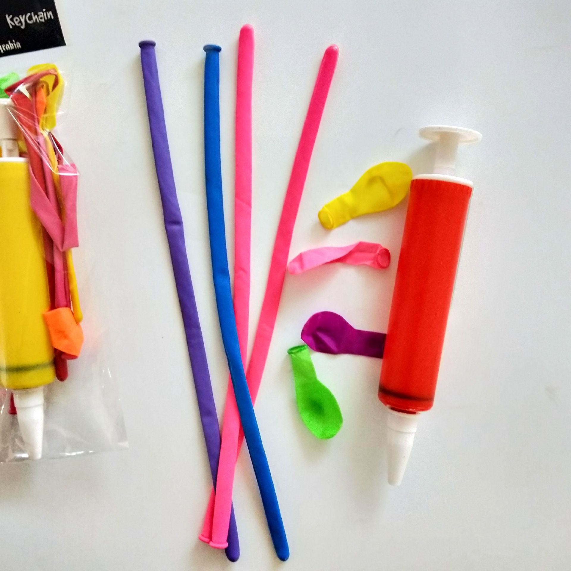 Toy Area 1 Yuan 2 Yuan Balloon Set with Inflator Balloon Set Balloon Pump 2 Yuan Balloon Toy