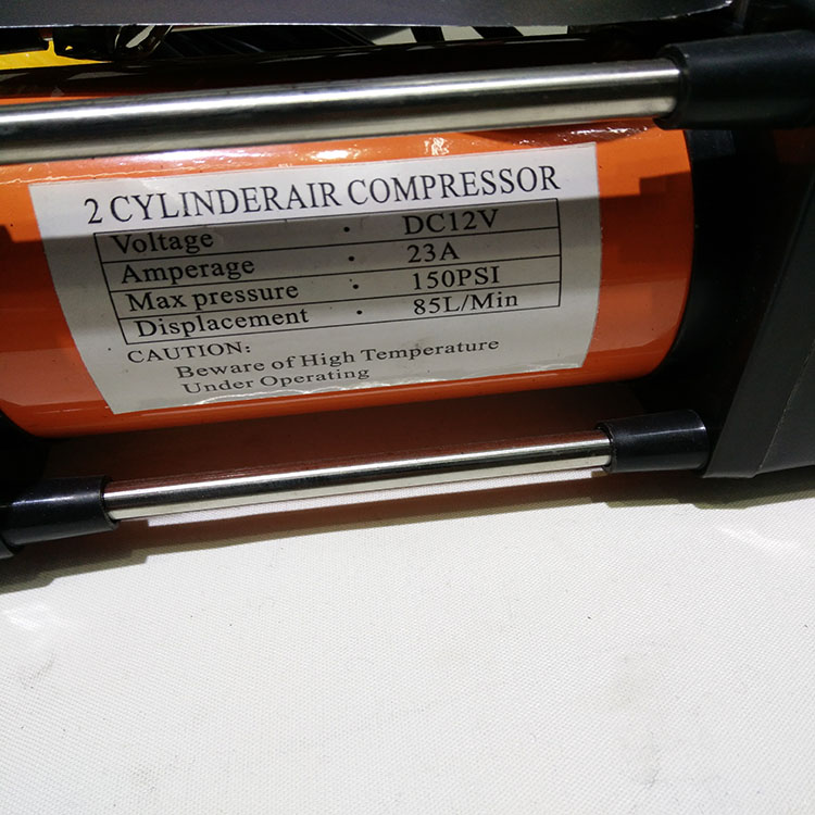Car 12V pump with table double cylinder pump tire inflator pump Car 12V pump with table double cylinder pump tire inflator pump