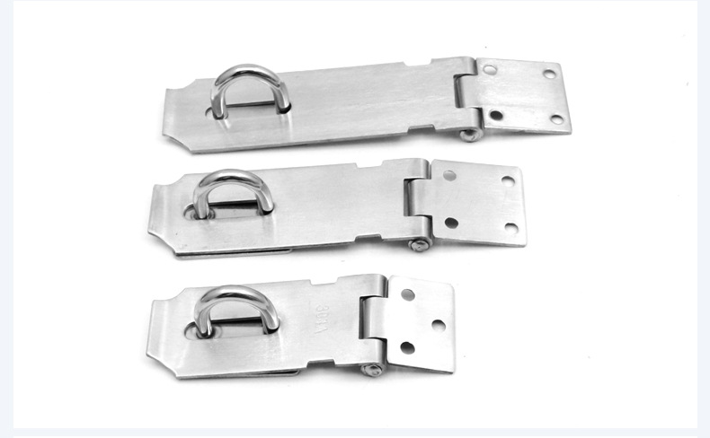 Wholesale Stainless Steel Lock Wooden Door Buckle Drawer Lock Brand Lock Row Hardware Accessories Door and Window Hardware Safety Bolt Door Latch