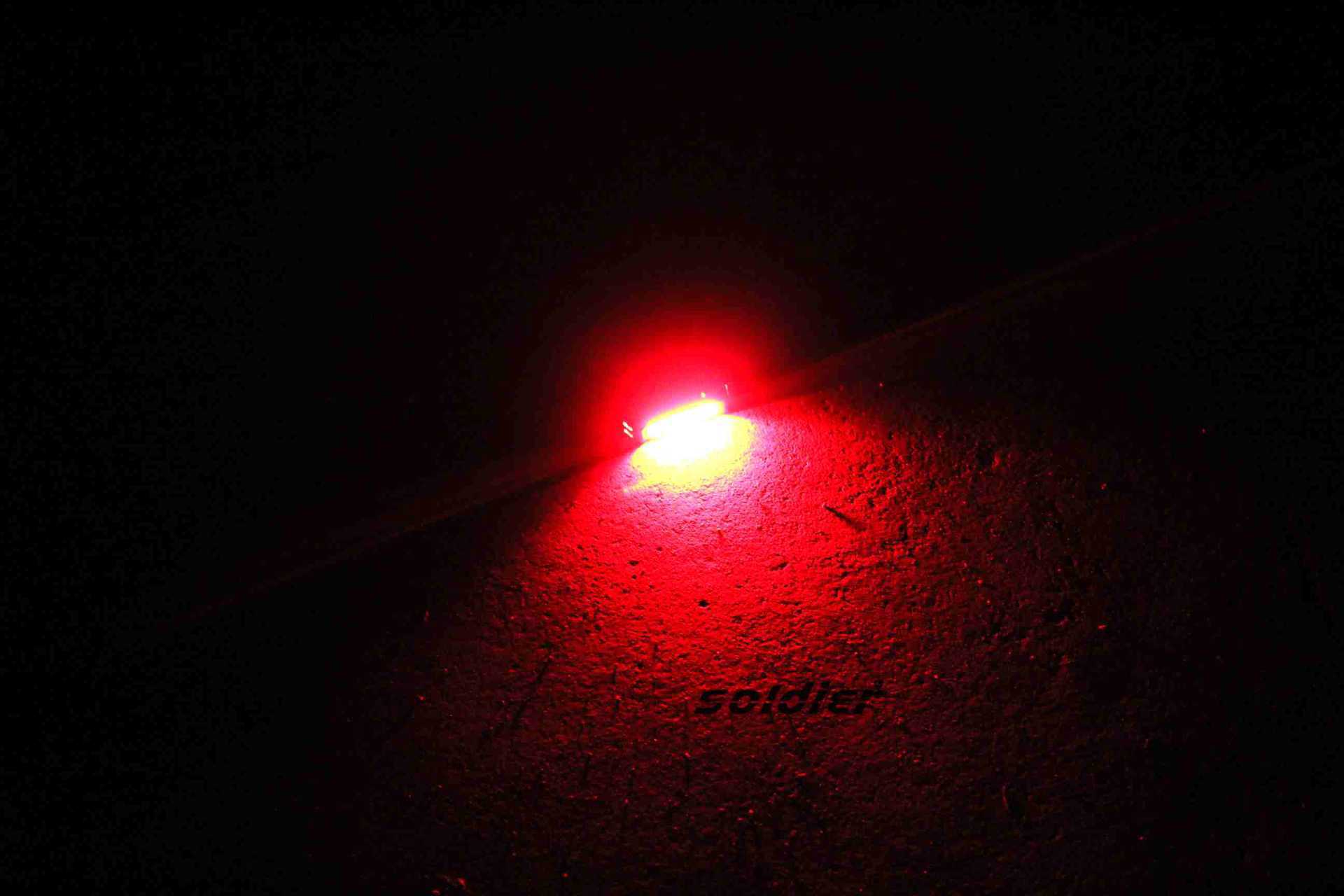 New bicycle taillight rear light safety warning light rechargeable /10287 double leather buckle