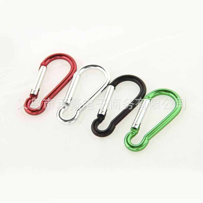 Factory Supply No. 8 Pear-Shaped Aluminum Alloy Climbing Button Carabiner Outdoor Safety Hanger Bluetooth Speaker Hanging Buckle Now