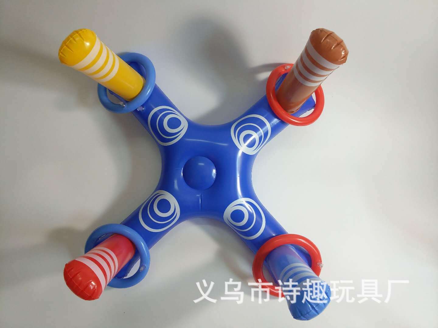 New Inflatable Children's Throwing Ring Toy Cross Ring Parent-Child Throwing Ring Sports Game without Inflator New Inflatable Children's Throwing Ring Toy Cross Ring Parent-Child Throwing Ring Sports Game without Inflator