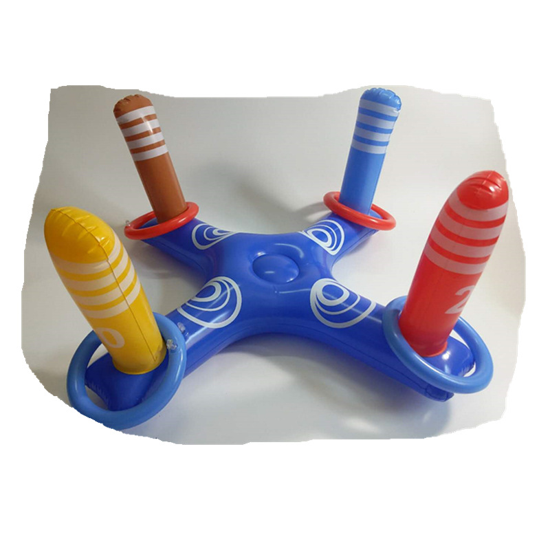 New Inflatable Children's Throwing Ring Toy Cross Ring Parent-Child Throwing Ring Sports Game without Inflator New Inflatable Children's Throwing Ring Toy Cross Ring Parent-Child Throwing Ring Sports Game without Inflator