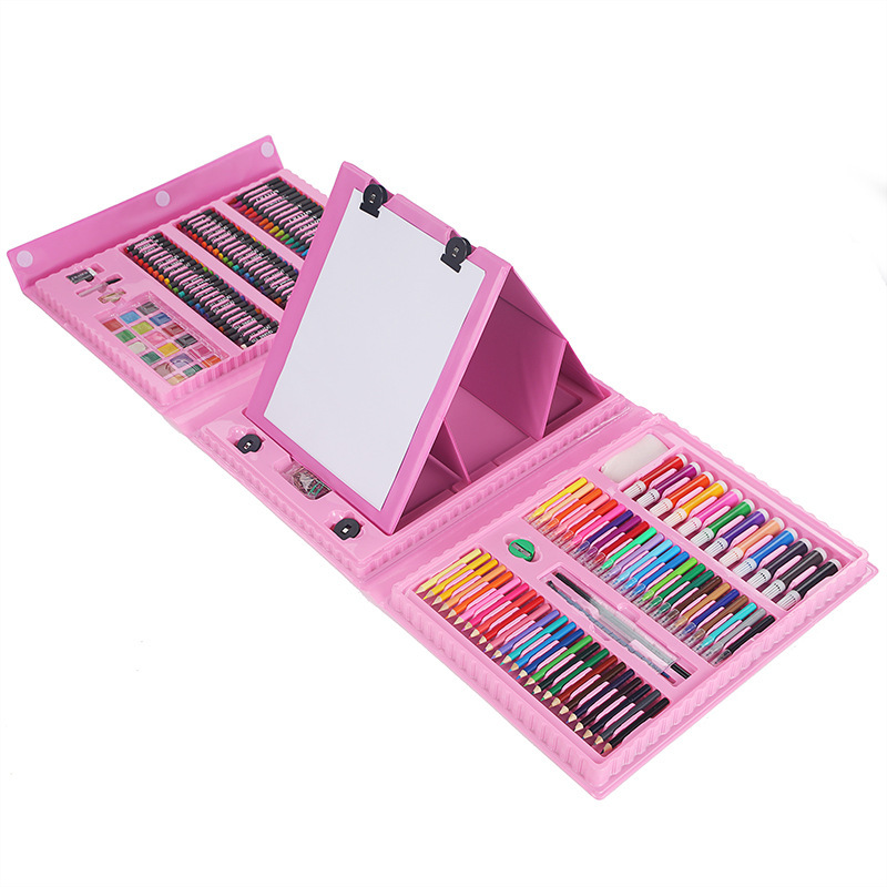 Factory Direct Sales Hot Russian 208 Easel Painting Kit Brush Student Gift Prizes Stationery Wholesale