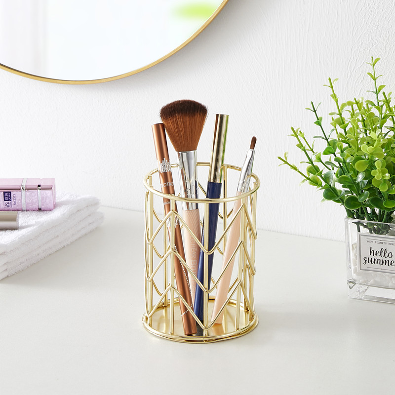 Iron Art Pen Holder Office Storage Organizing Basket Stationery Makeup Brush Storage Bucket Multifunctional Pen Case Iron Art Pen Holder Office Storage Organizing Basket Stationery Makeup Brush Storage Bucket Multifunctional Pen Case