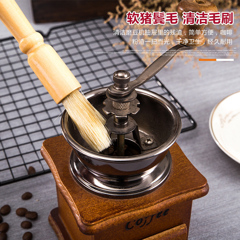Manual Grinding Machine Brush Ground Coffee Cleaning Brush Coffee Grinder Cleaning Brush Electric Grinder Cleaning Brush