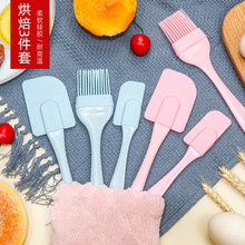 Manufacturers Supply Silicone Scraper Oil Brush 3-Piece Cake Scraper Cream Scraper Sauce Brush Baking Tool Set Manufacturers Supply Silicone Scraper Oil Brush 3-Piece Cake Scraper Cream Scraper Sauce Brush Baking Tool Set