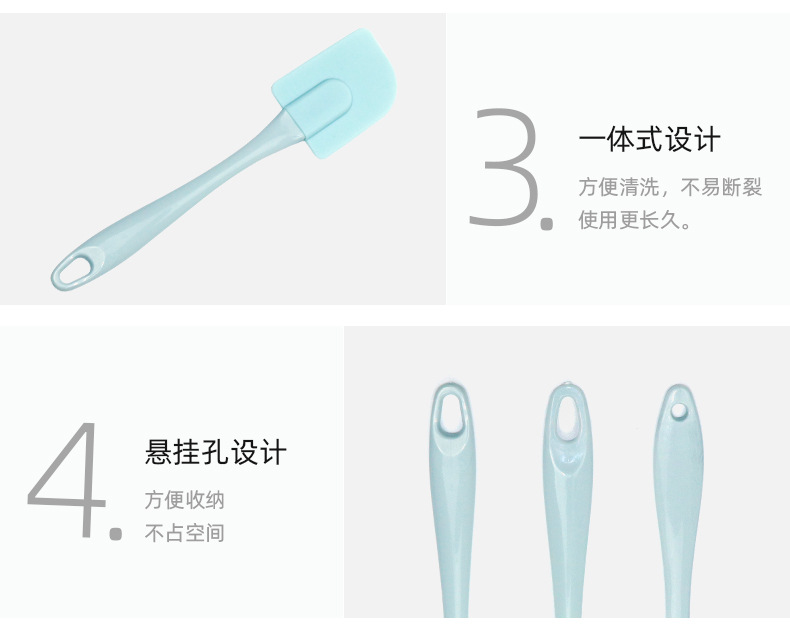 Manufacturers Supply Silicone Scraper Oil Brush 3-Piece Cake Scraper Cream Scraper Sauce Brush Baking Tool Set Manufacturers Supply Silicone Scraper Oil Brush 3-Piece Cake Scraper Cream Scraper Sauce Brush Baking Tool Set