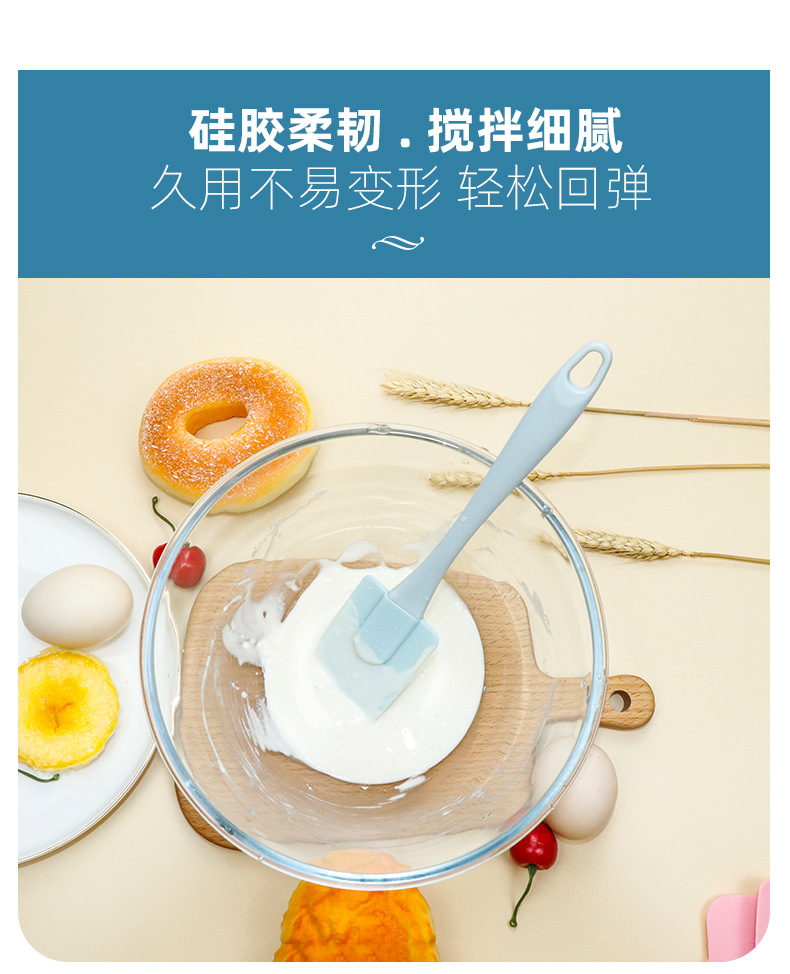 Manufacturers Supply Silicone Scraper Oil Brush 3-Piece Cake Scraper Cream Scraper Sauce Brush Baking Tool Set Manufacturers Supply Silicone Scraper Oil Brush 3-Piece Cake Scraper Cream Scraper Sauce Brush Baking Tool Set