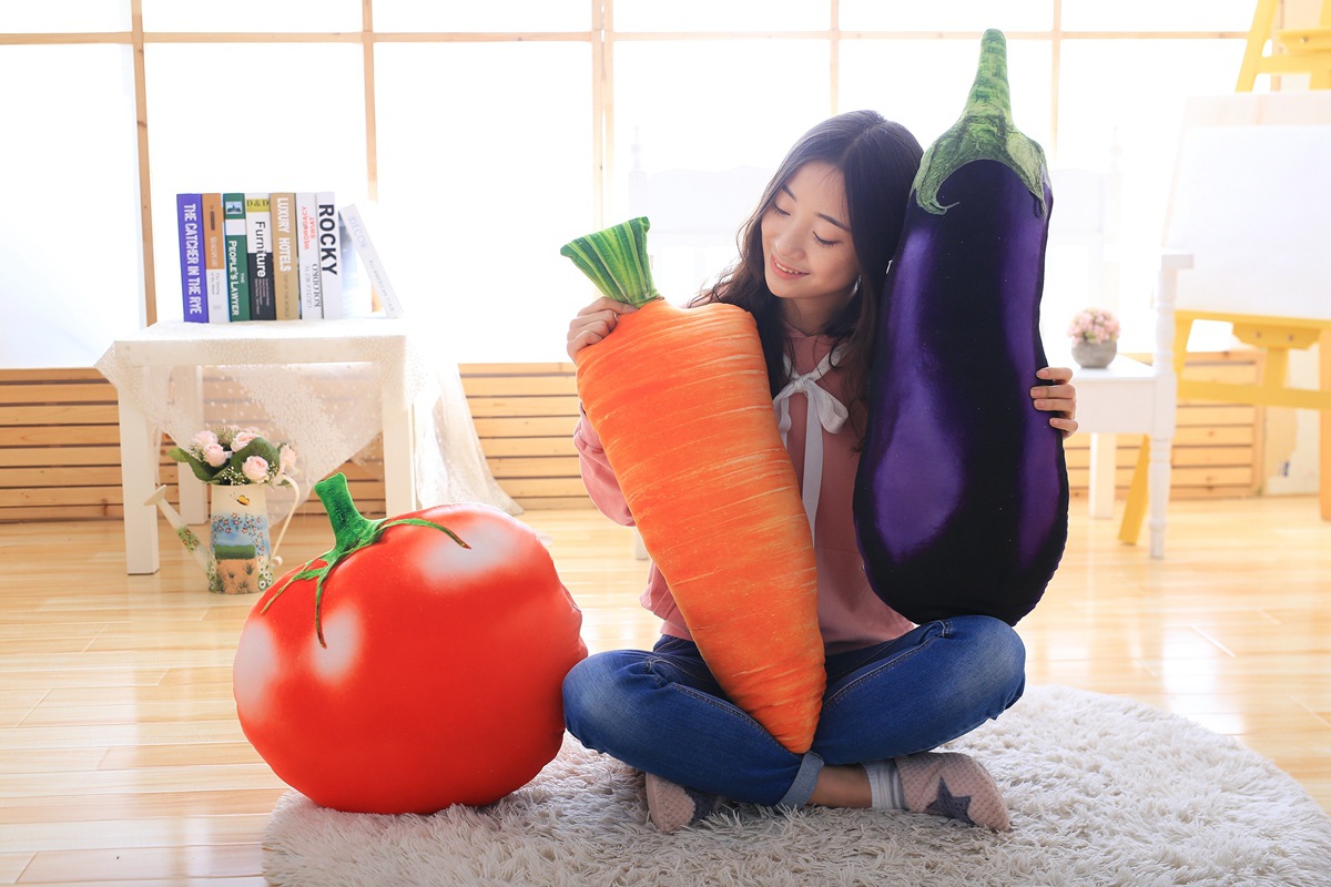 Fruit pillow is cartoon summer cool by air conditioning by car cushion dual-use pillow quilt manufacturers direct sales