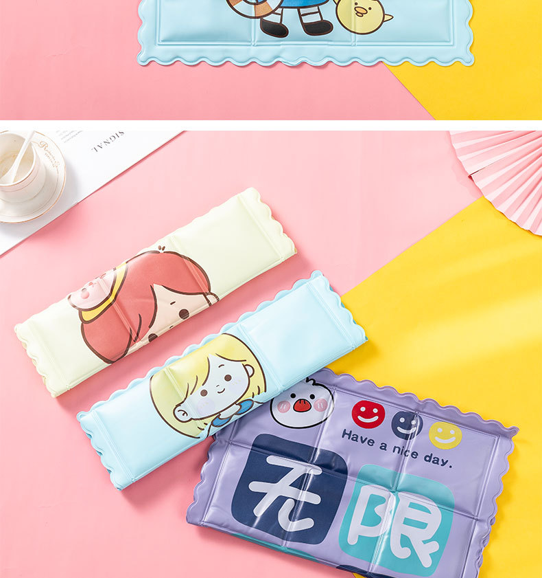 Red Ice Cushions Seat Cushions Summer Student Dormitory Cooling Cold Water Cushion Car Cool Chair Cushion Pet Pad