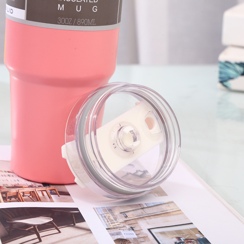 Korean Style Cool Trendy 12# Coffee Cup Large Ice Cup Car Cup Male and Female Student Couple Insulation Vacuum Cup