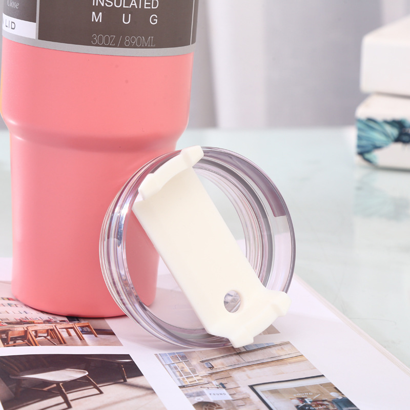 Korean Style Cool Trendy 12# Coffee Cup Large Ice Cup Car Cup Male and Female Student Couple Insulation Vacuum Cup