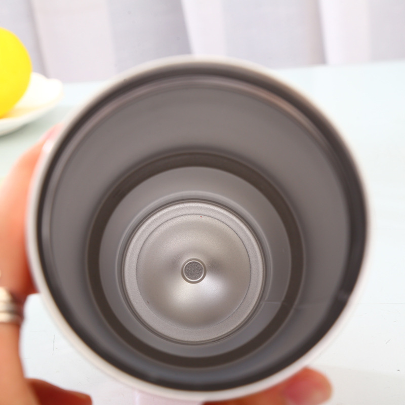 Korean Style Cool Trendy 12# Coffee Cup Large Ice Cup Car Cup Male and Female Student Couple Insulation Vacuum Cup