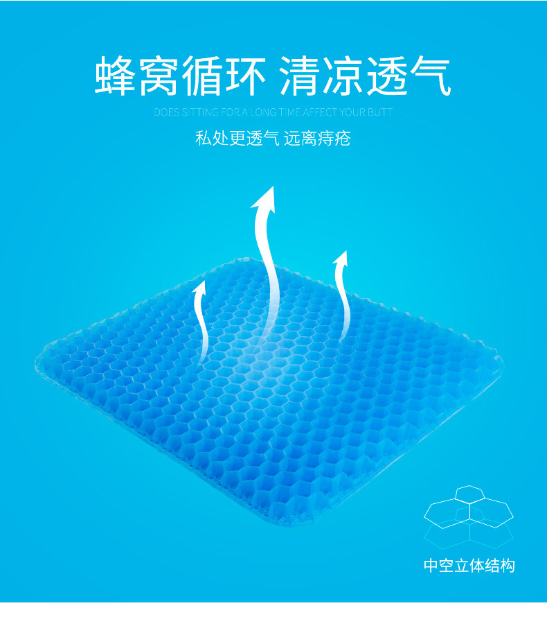 Factory Wholesale Four Seasons Gel Honeycomb Full Transparent Egg Car And Office Seat Cushion Cool Breathable Soft Elastic Ice Pad Factory Wholesale Four Seasons Gel Honeycomb Full Transparent Egg Car And Office Seat Cushion Cool Breathable Soft Elastic Ice Pad