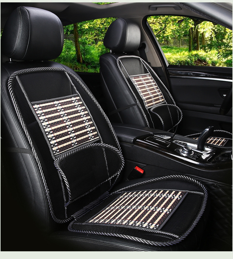Chi Shan Car Cushion Summer New Ice Silk Breathable Bamboo Cool Pad Car Seat Cushion Waist Support Four Seasons Universal Wholesale
