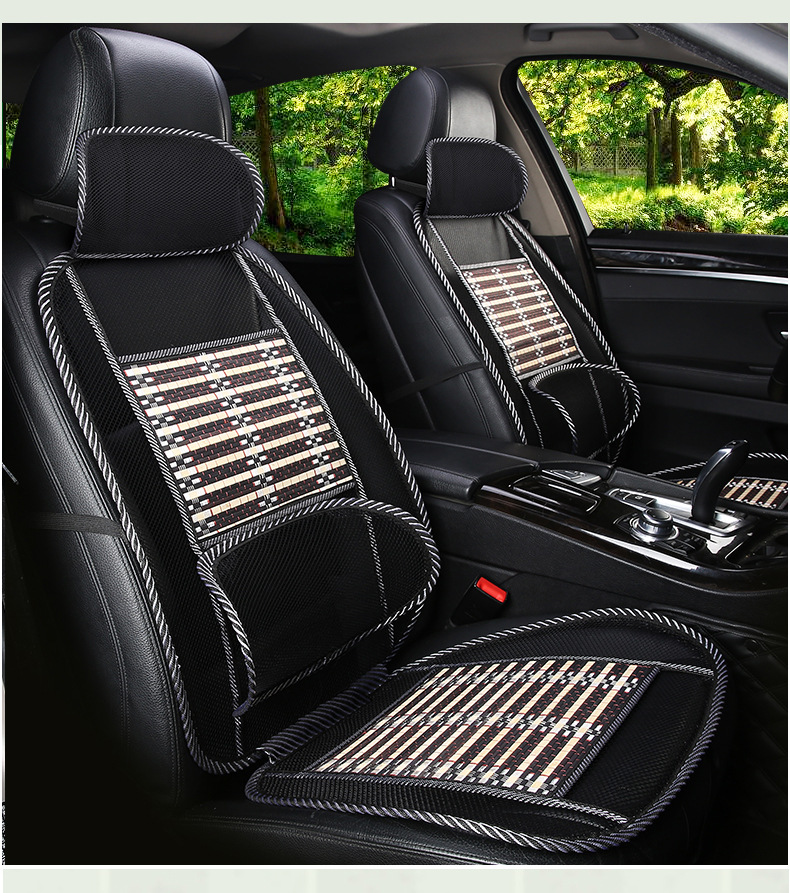 Chi Shan Car Cushion Summer New Ice Silk Breathable Bamboo Cool Pad Car Seat Cushion Waist Support Four Seasons Universal Wholesale