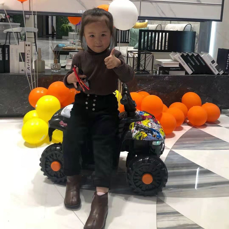 Children's Electric Motor Remote Control Four-Wheel off-Road Seated Early Education Swing Charging ATV Cool Toy Car Children's Electric Motor Remote Control Four-Wheel off-Road Seated Early Education Swing Charging ATV Cool Toy Car