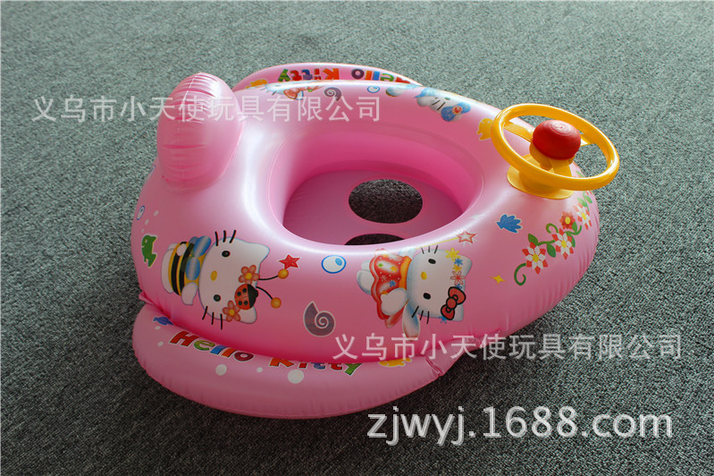 Car with horn Boat Children inflatable swimming ring baby swimming ring water yacht