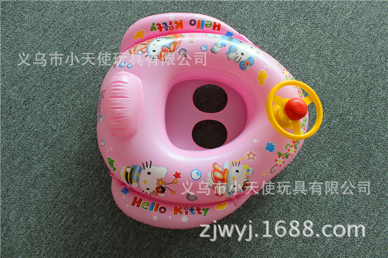 Car with horn Boat Children inflatable swimming ring baby swimming ring water yacht