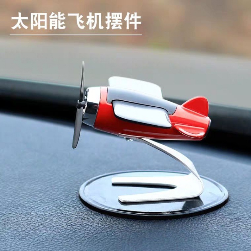 (Free Shipping for One Piece) Solar Aircraft Cool Men&#039;s Car Decoration Central Control Table Goods Decoration Perfume