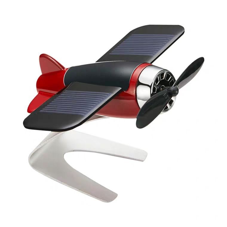 (Free Shipping for One Piece) Solar Aircraft Cool Men's Car Decoration Central Control Table Goods Decoration Perfume