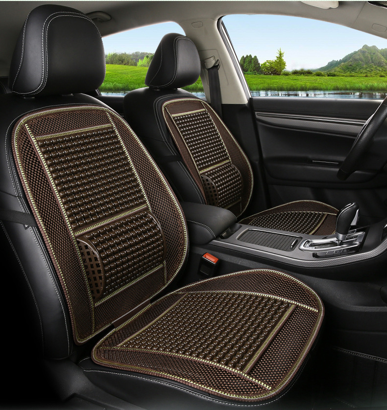 Car Seat Cushion Imitation Wooden Beads Bamboo Sheet Breathable Cool Cushion One-Piece Cushion Seat Cushion Car Seat Cushion Imitation Wooden Beads Bamboo Sheet Breathable Cool Cushion One-Piece Cushion Seat Cushion