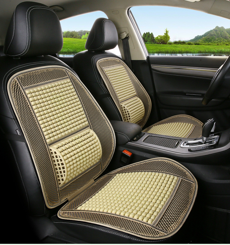 Car Seat Cushion Imitation Wooden Beads Bamboo Sheet Breathable Cool Cushion One-Piece Cushion Seat Cushion Car Seat Cushion Imitation Wooden Beads Bamboo Sheet Breathable Cool Cushion One-Piece Cushion Seat Cushion