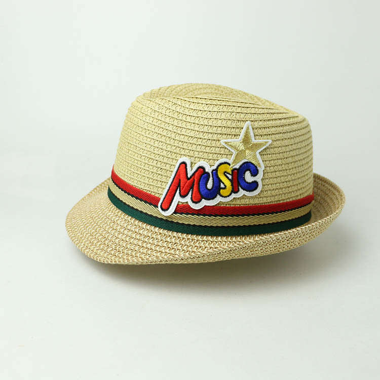 Wholesale summer sun protection hats boys and girls straw hats beach sun shade children hats aqua hats baby hats tide Wholesale summer sun protection hats boys and girls straw hats beach sun shade children hats aqua hats baby hats tide