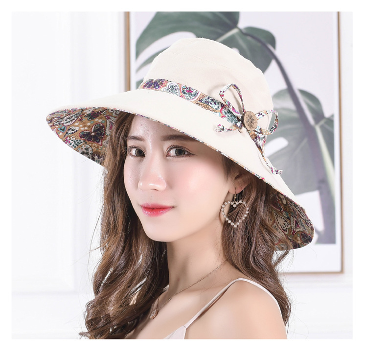 Close sunhat summer travel sun shade hat lady cool hat bowknot can fold summer joker Close sunhat summer travel sun shade hat lady cool hat bowknot can fold summer joker