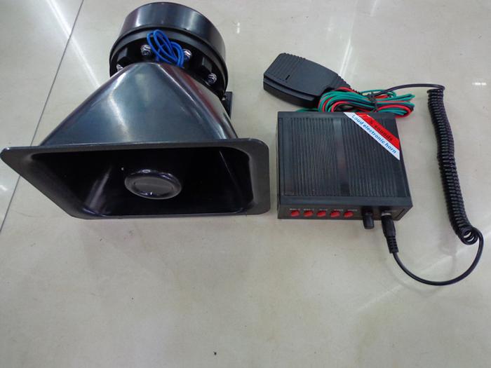 100W car alarm horn player loudspeaker megaphone horn