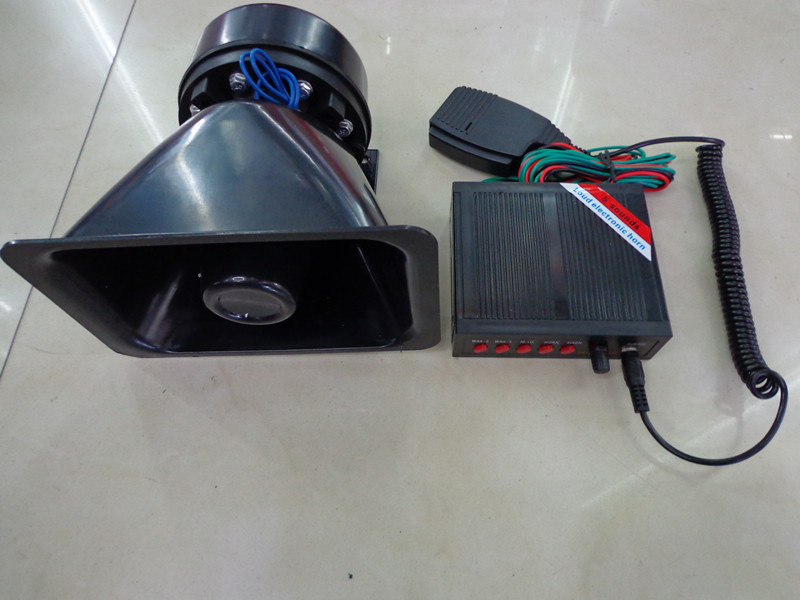 100W car alarm horn player loudspeaker megaphone horn