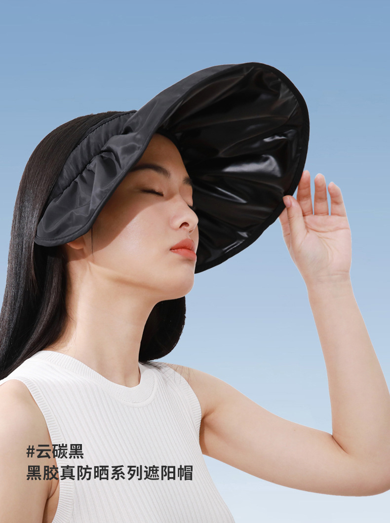 Vinyl Shell-like Bonnet Korean Shell Air Top Sun Hat Summer Sun Female Wide Brim Hat Sun Shade Korean Fashion Wholesale