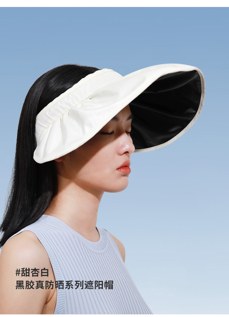 Vinyl Shell-like Bonnet Korean Shell Air Top Sun Hat Summer Sun Female Wide Brim Hat Sun Shade Korean Fashion Wholesale