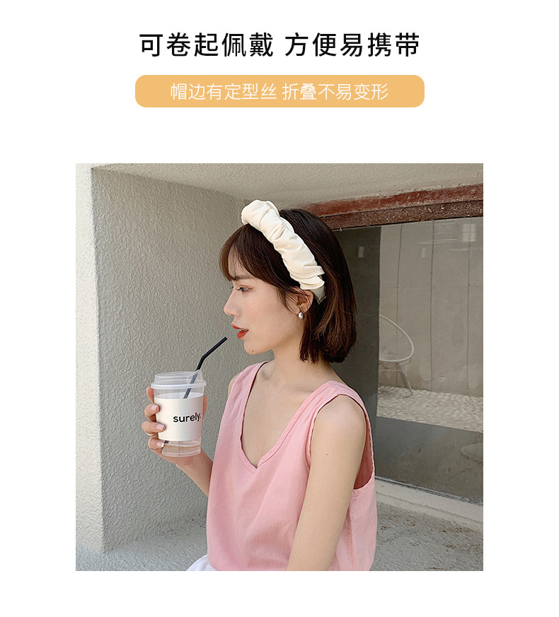 Vinyl Shell-like Bonnet Korean Shell Air Top Sun Hat Summer Sun Female Wide Brim Hat Sun Shade Korean Fashion Wholesale