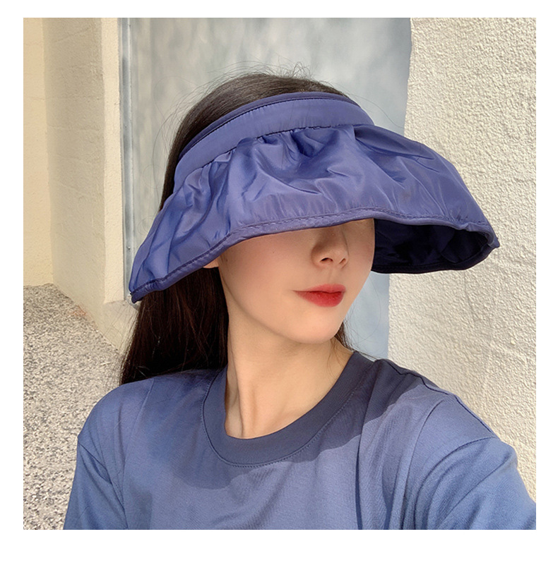 Vinyl Shell-like Bonnet Korean Shell Air Top Sun Hat Summer Sun Female Wide Brim Hat Sun Shade Korean Fashion Wholesale