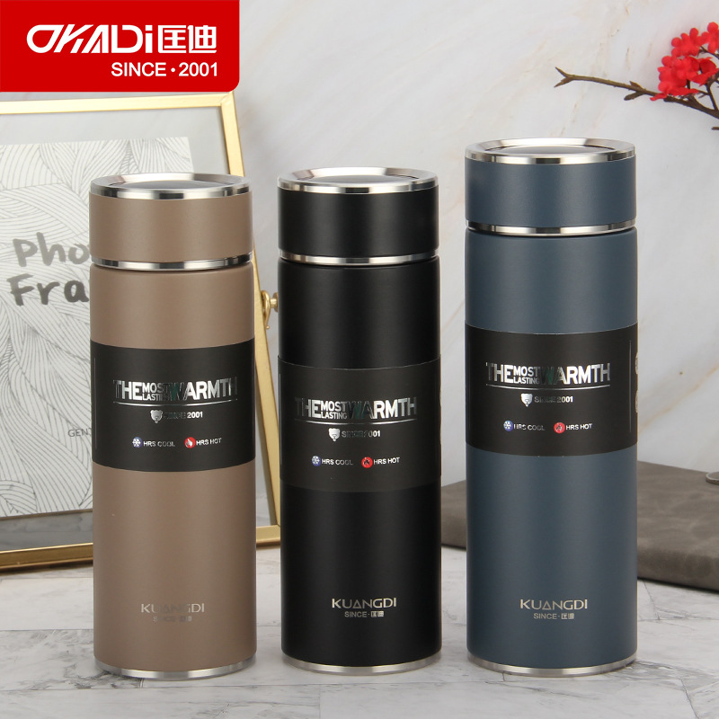 Dkadi No. 5070 High Vacuum Thermos Cup 304 Liner Intelligent Temperature Display Business Cup Can Support Logo Ordering