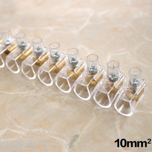 Direct Pc Transparent Wiring Terminal 10mm2 Italy BH100 Wiring Terminal Terminal Block Flame Retardant Connector Accessories