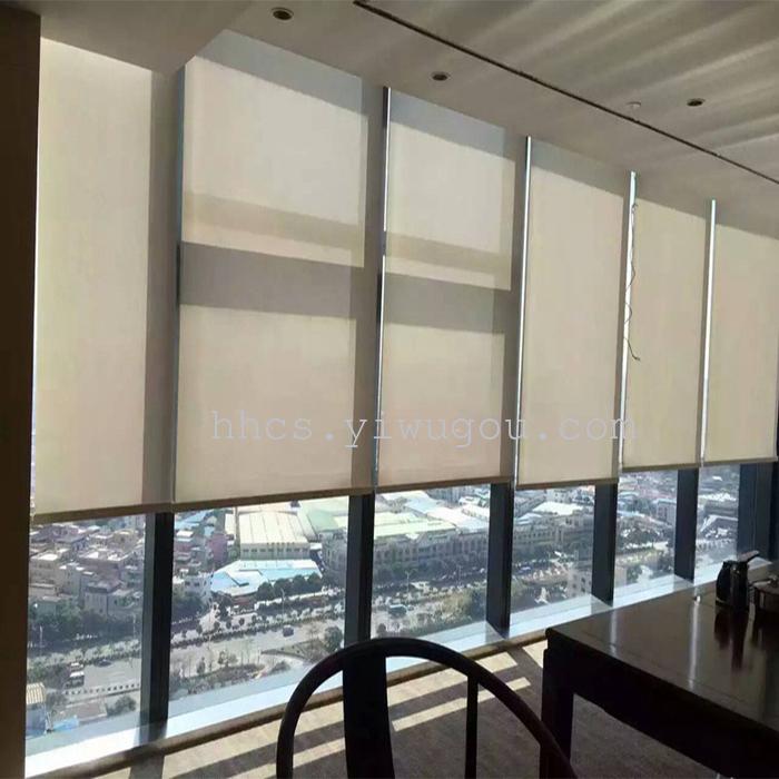 Thickened Sun Shade Thermal Insulation Home Office Shutter Polyester Fabric Customized Curtain Finished Blackout Roller