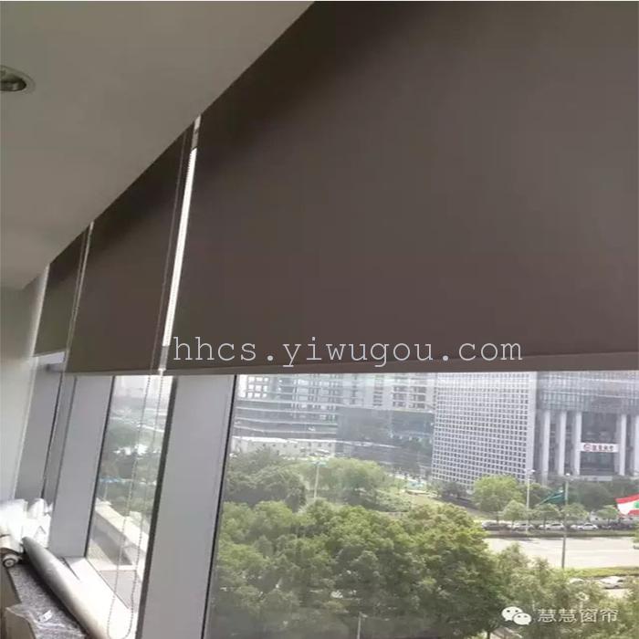 Thickened Sun Shade Thermal Insulation Home Office Shutter Polyester Fabric Customized Curtain Finished Blackout Roller