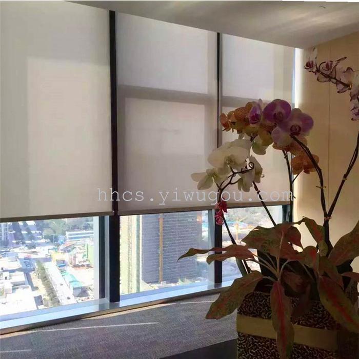 Thickened Sun Shade Thermal Insulation Home Office Shutter Polyester Fabric Customized Curtain Finished Blackout Roller