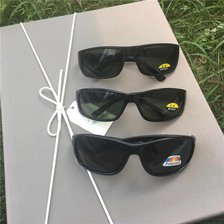Full frame sports sunglasses driving polarized sunglasses for men sun shade uv protection