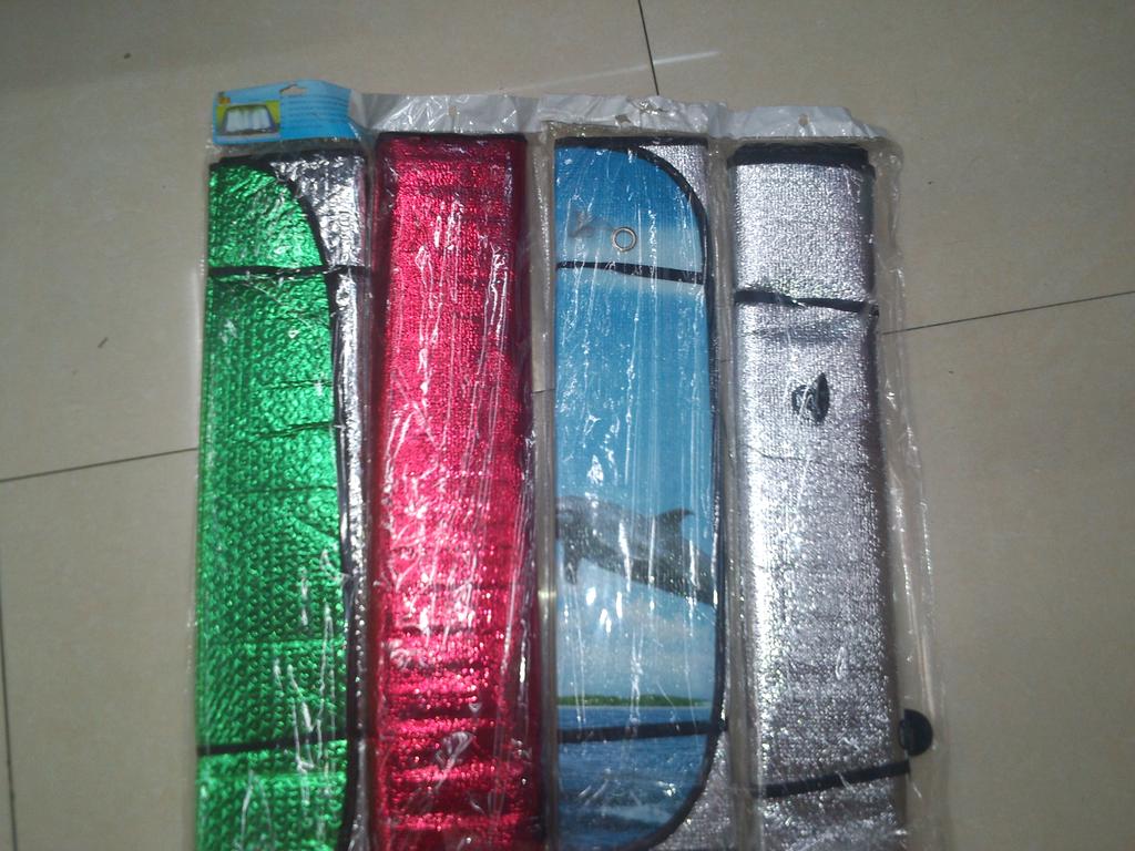 Auto Accessories automobile sun shade shade shade aluminum foil double bubbles silver