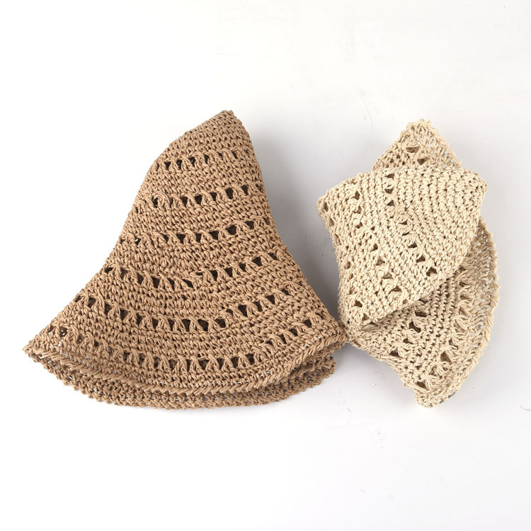 South Korean version and summer fashion six rows of holes with hand-made straw hats outdoor sun shade hats. South Korean version and summer fashion six rows of holes with hand-made straw hats outdoor sun shade hats.