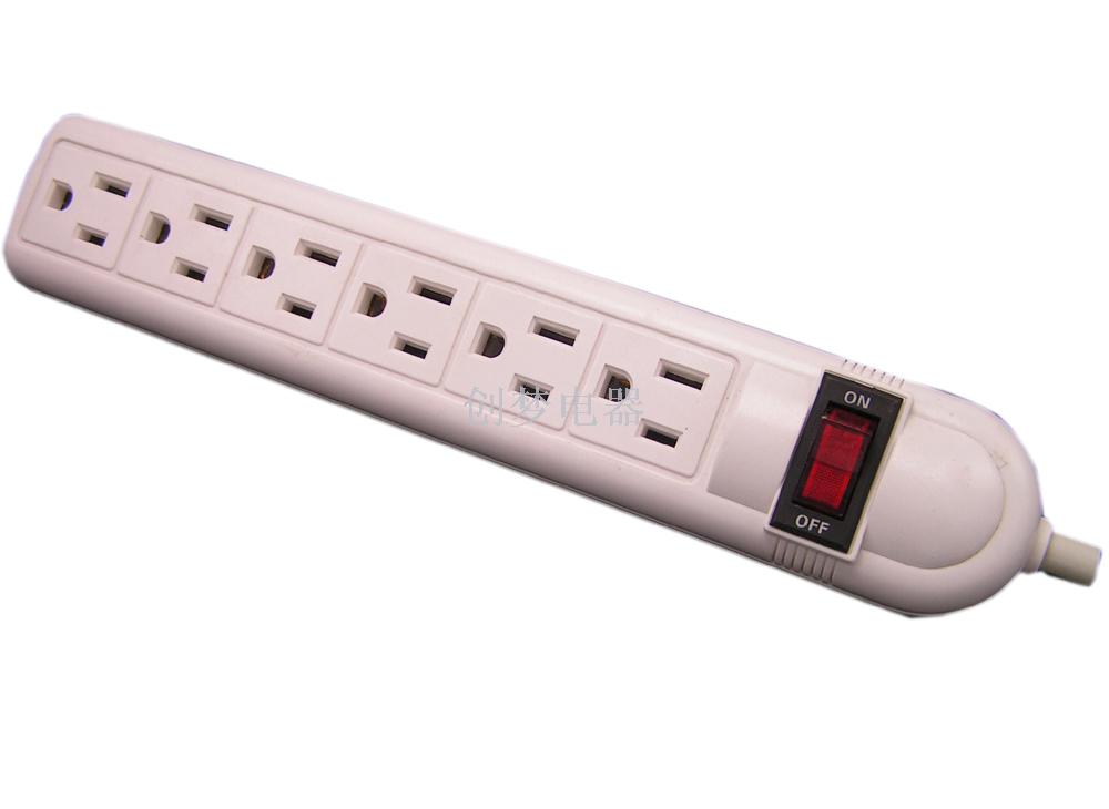 Wholesale American socket American gauge plug in terminal strip switch white - gray plugboard placement
