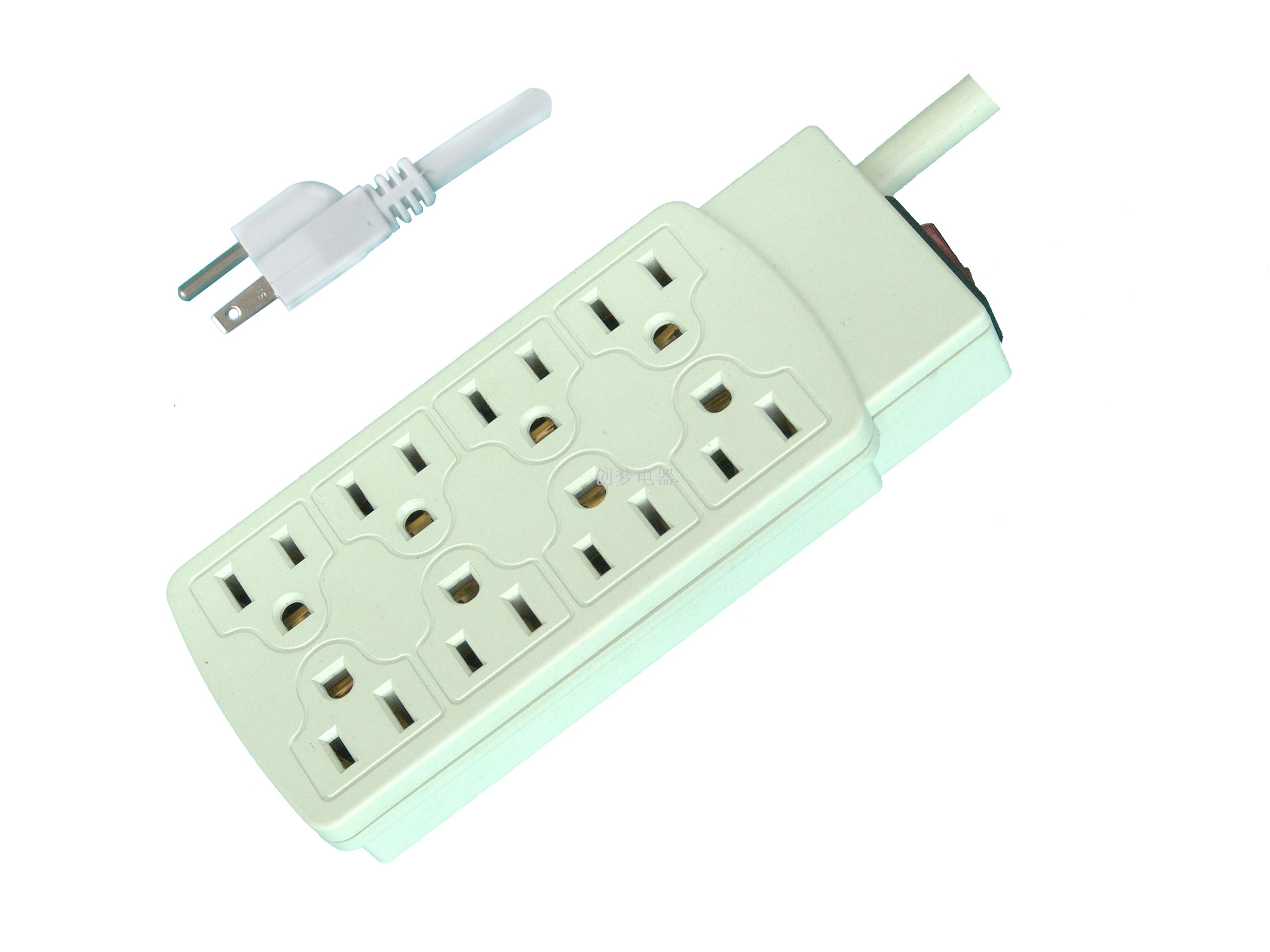 Wholesale American socket American gauge plug in terminal strip switch white - gray plugboard placement Wholesale American socket American gauge plug in terminal strip switch white - gray plugboard placement