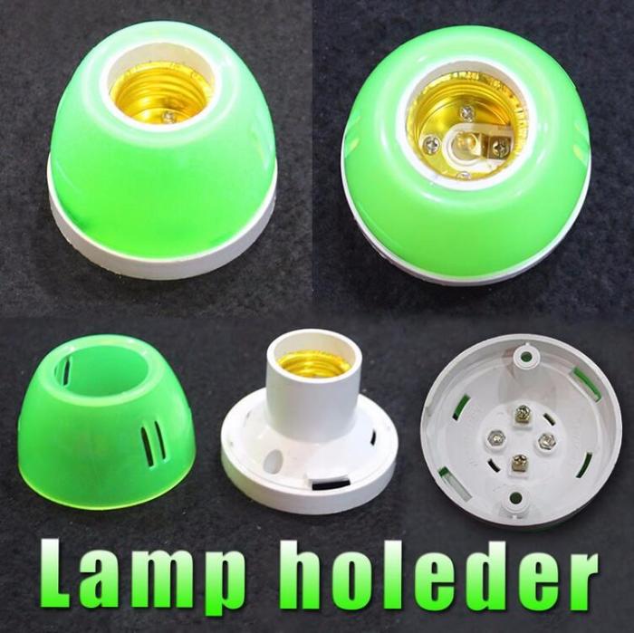 Carved E27 screw bakelite lamp holder to increase Terminal fire retardant Luo Kou lampholders