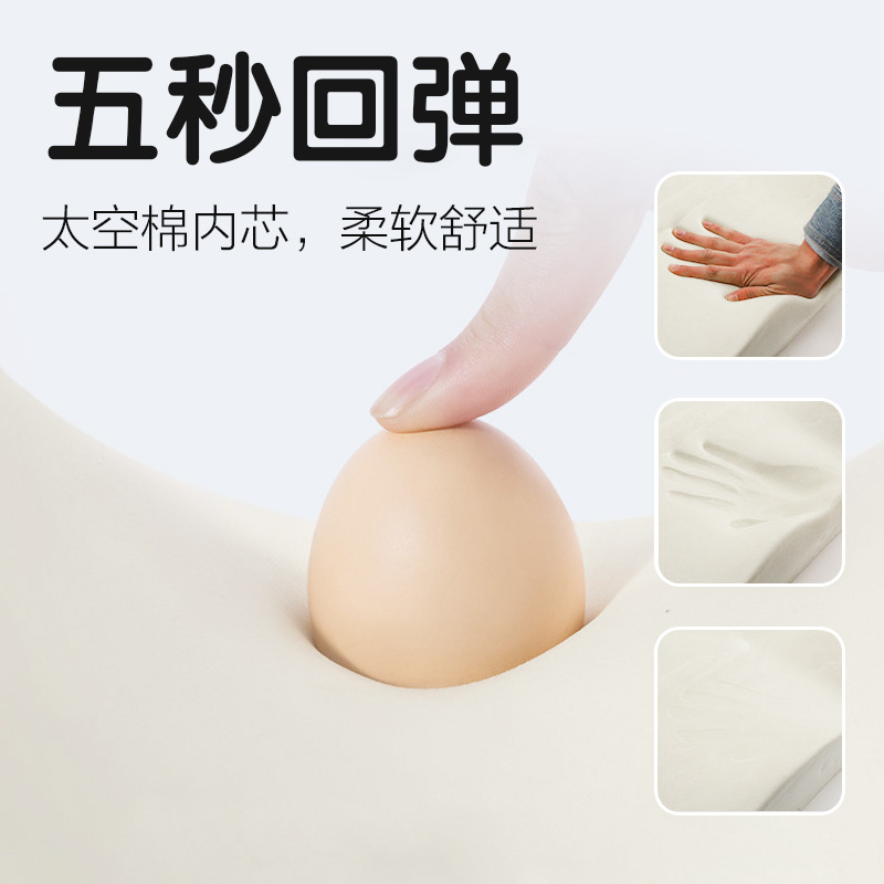 New Car Headrest Neck Pillow Back Cushion Seat Pillow Car Memory Foam Neck Pillow Source Factory Stable Shipment