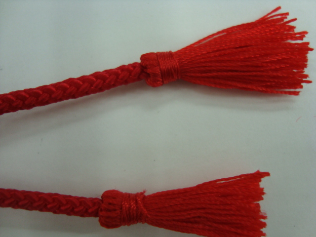 Red two-terminal cotton fiber material